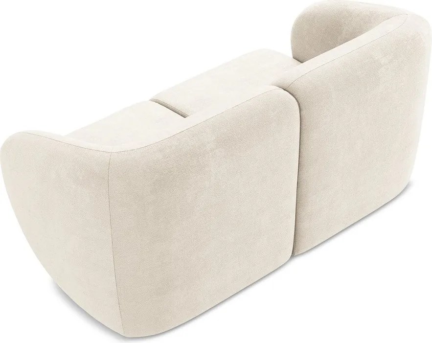 Beżowa sofa z tkaniny szenilowej 174 cm Lani – Makamii