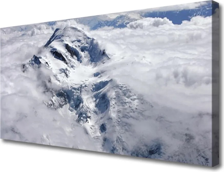 Obraz canvas na ścianę Mglisty Poranek w Górach