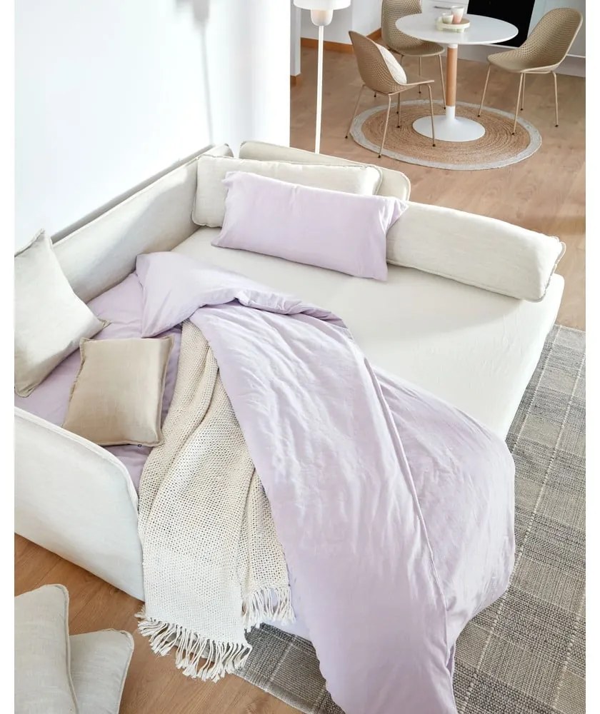 Szarobeżowa rozkładana sofa 210 cm Tanit – Kave Home
