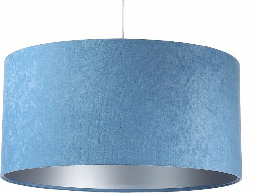 Lampa wisząca HOME 60 błękitna/srebrna