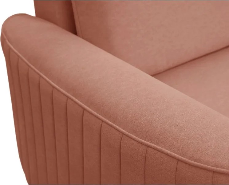 Narożnik LAREN nowoczesna sofa z funkcją spania pojemnik na pościel lewa strona CASTEL 55 251x251x85 cm