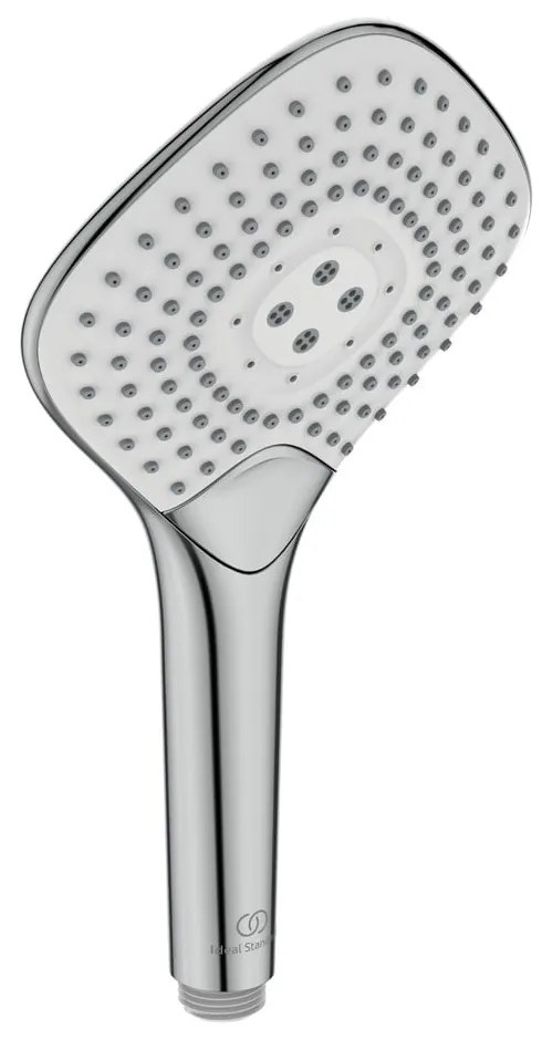Plastikowa słuchawka prysznicowa w kolorze srebra z połyskiem IdealRain Evo Jet – Ideal Standard