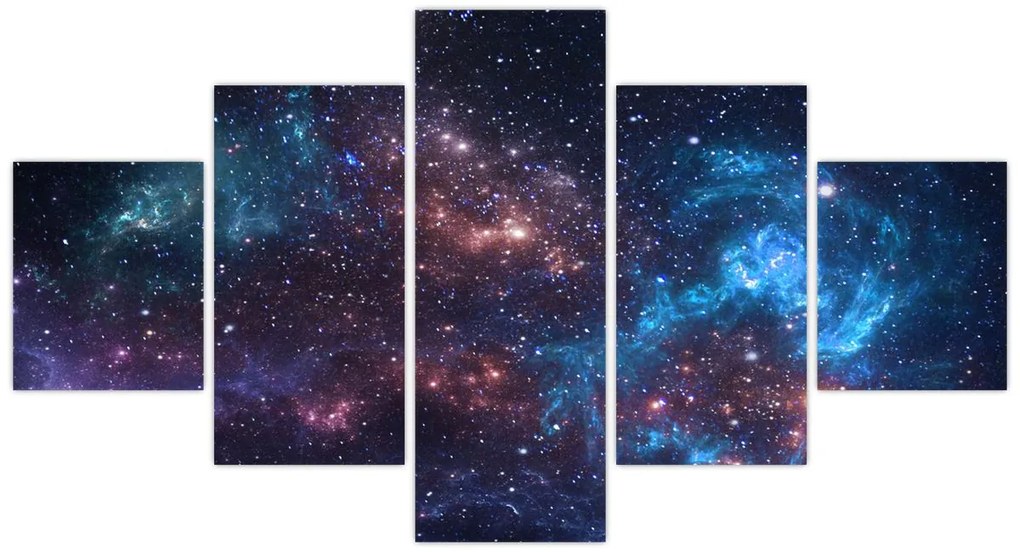 Obraz - Nocne niebo (125x70 cm)