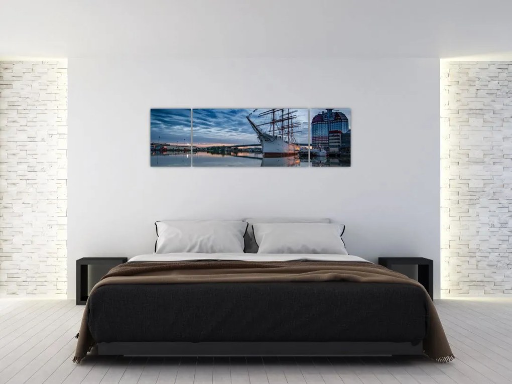 Obraz żaglówki (170x50 cm)