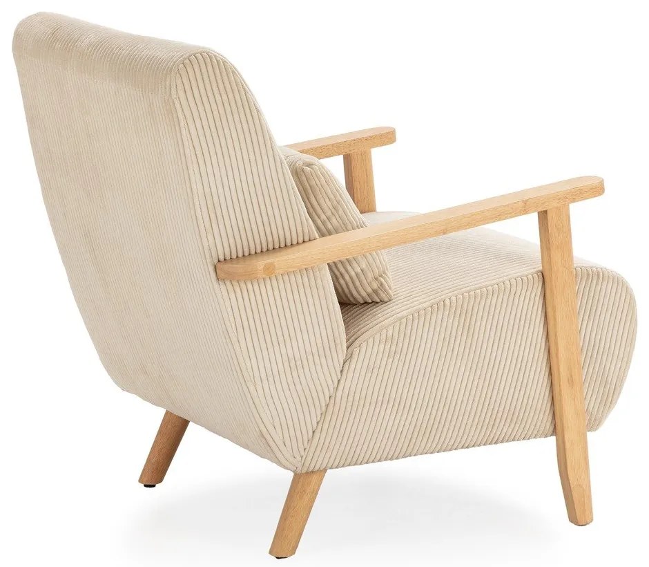 Beżowy fotel Bonnie – Marckeric