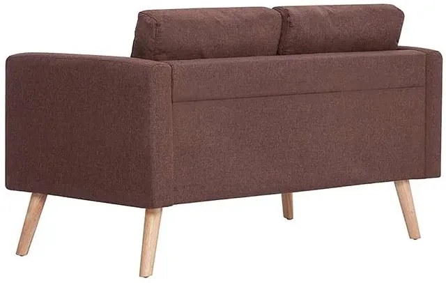 Dwuosobowa brązowa kanapa - Imex 2X