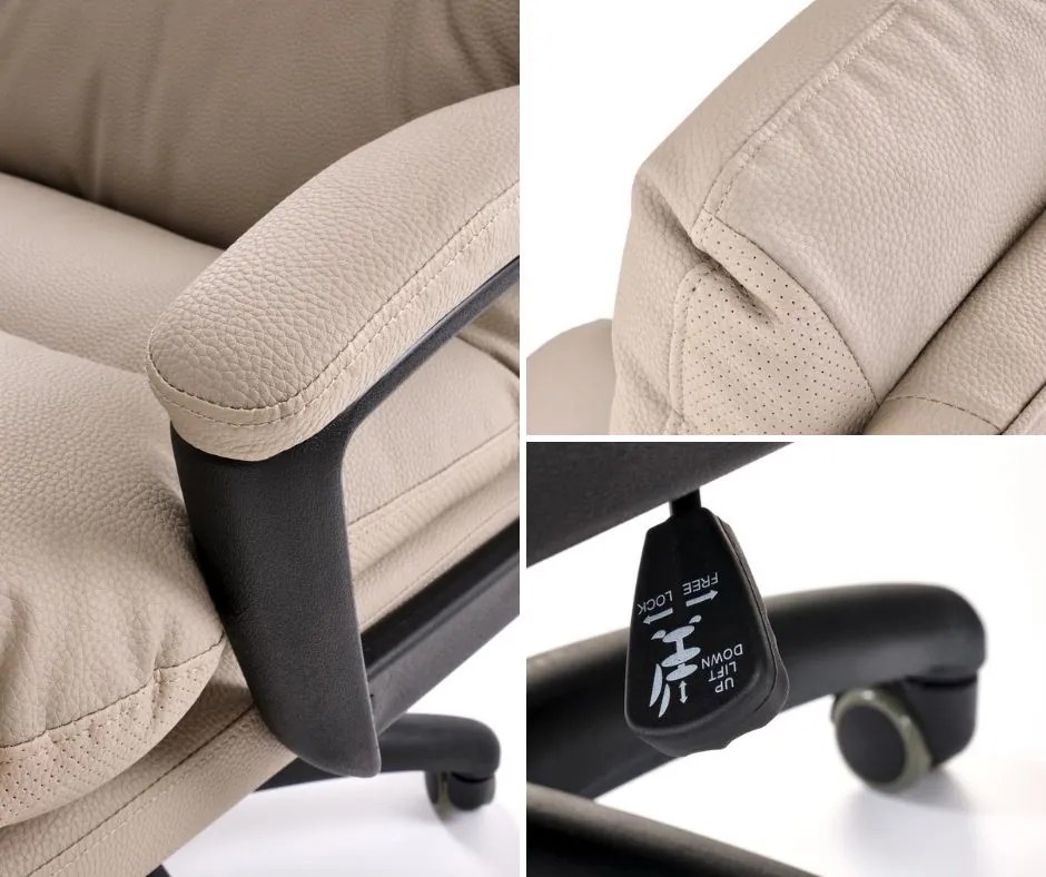 Fotel biurowy z ekoskóry Harbor Halmar