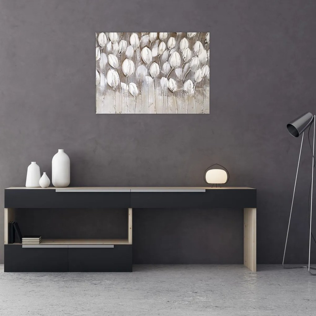 Obraz - Ułożone tulipany (70x50 cm)