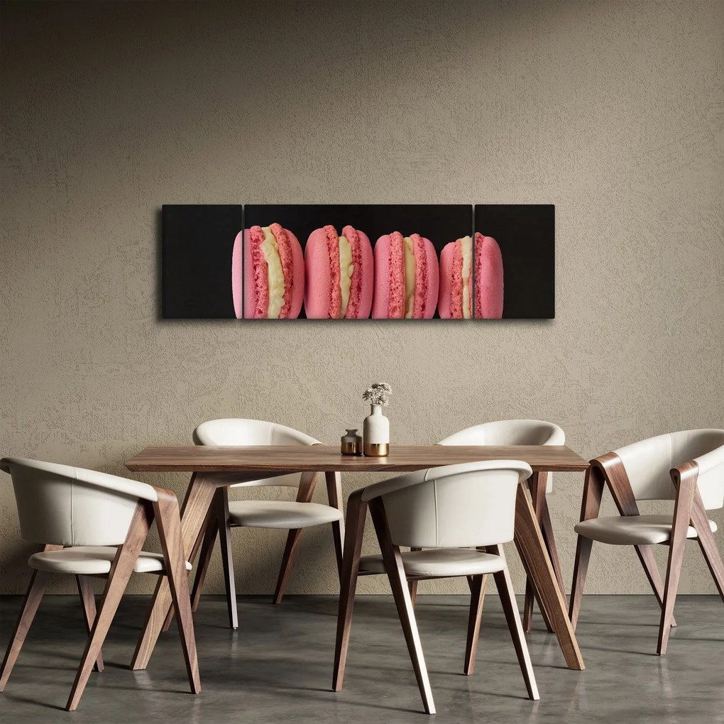 Obraz makaroników (170x50 cm)