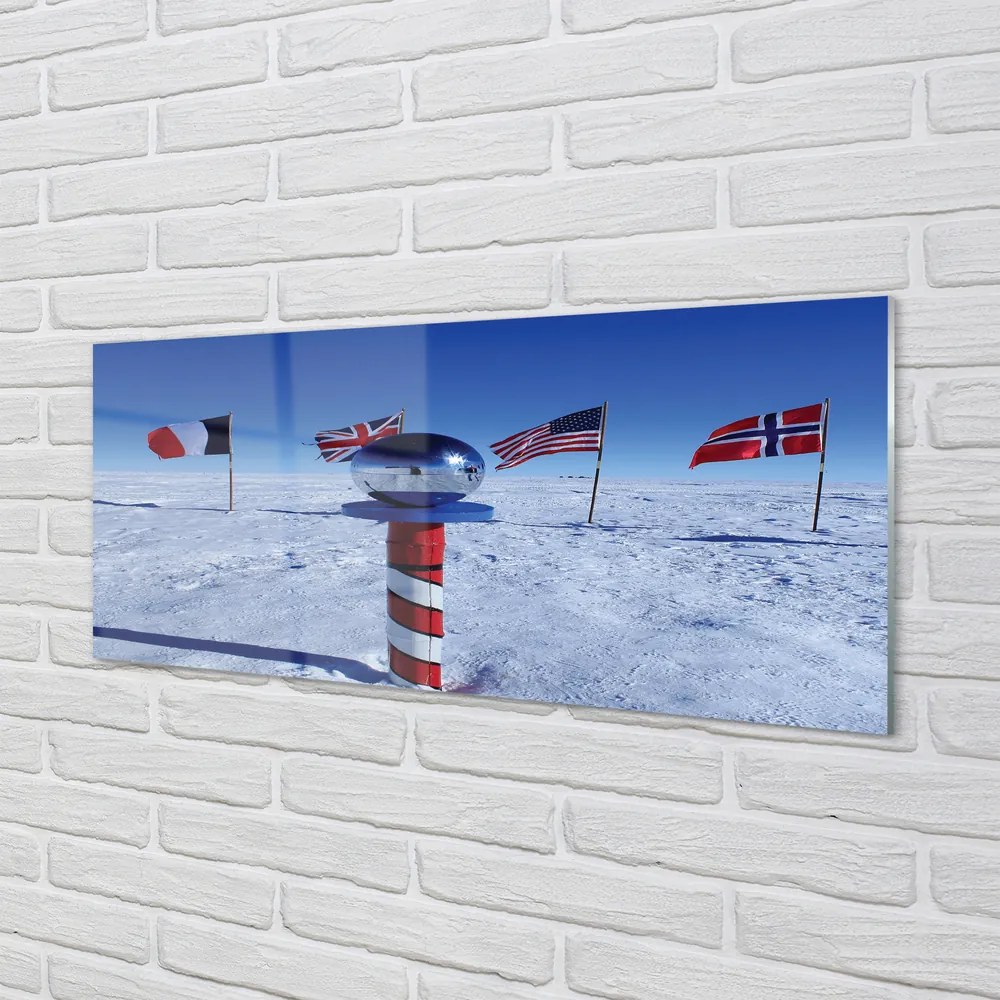 Szklany Panel Flaga Brazylii