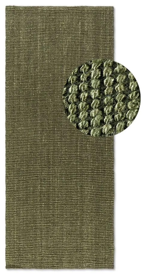 Chodnik z juty w kolorze khaki 80x200 cm Bouclé – Hanse Home