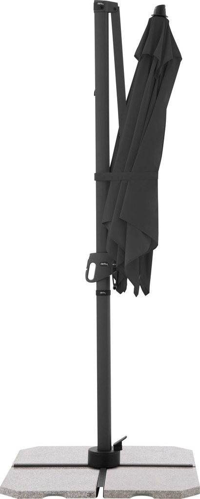 Derby DX 210 x 210 cm antracyt