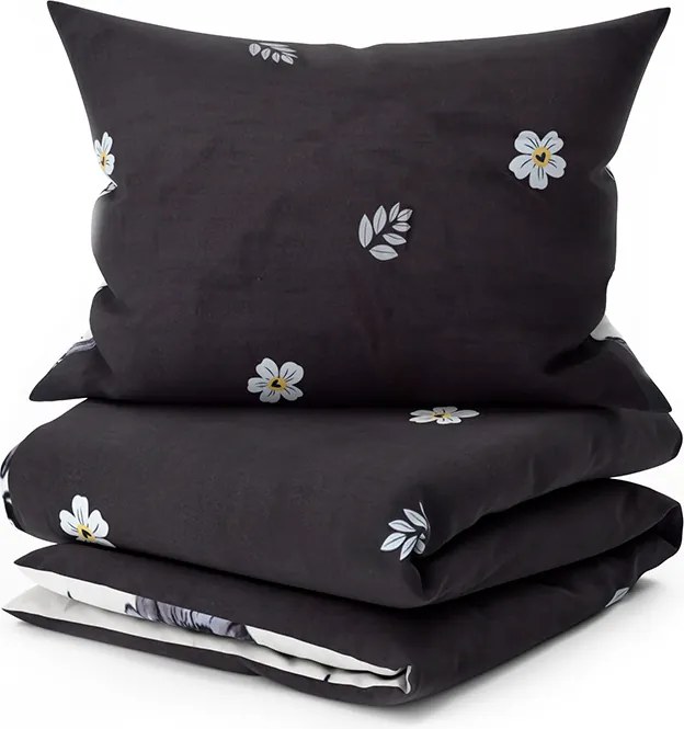 PrzytulneMieszkanie.pl PrzytulneMieszkanie.pl Dwustronna pościel DUO SENSE MONARIA wzorzysta + poszewka na poduszkę 40x50 cm GRATIS Rozmiar pościeli: 70 x 90 cm | 140 x 200 cm