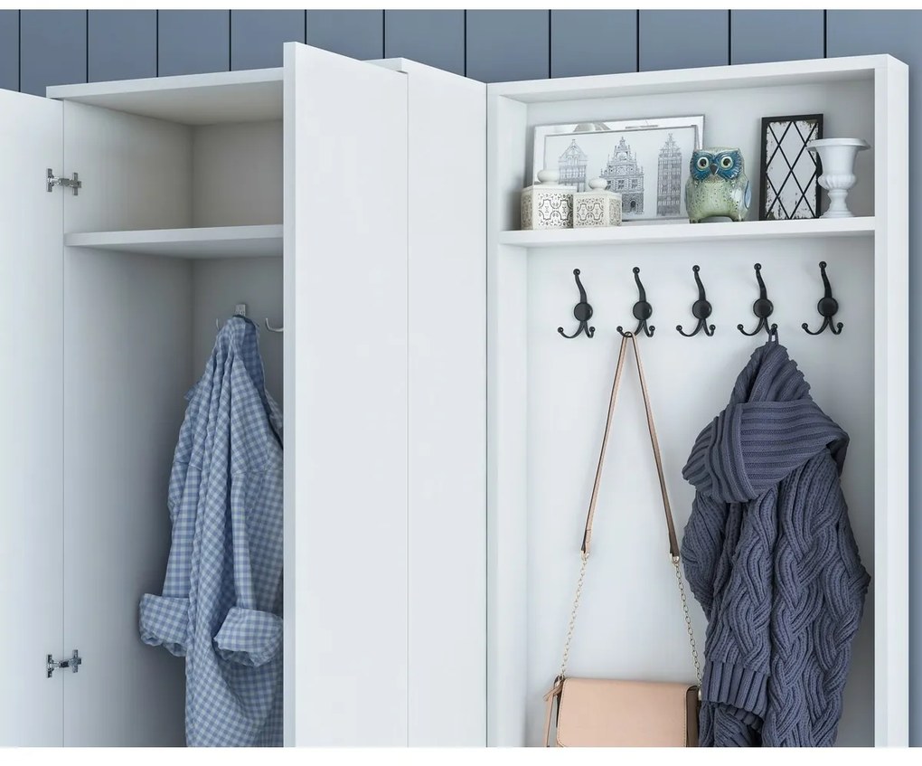 Zestaw do przedpokoju Mie White