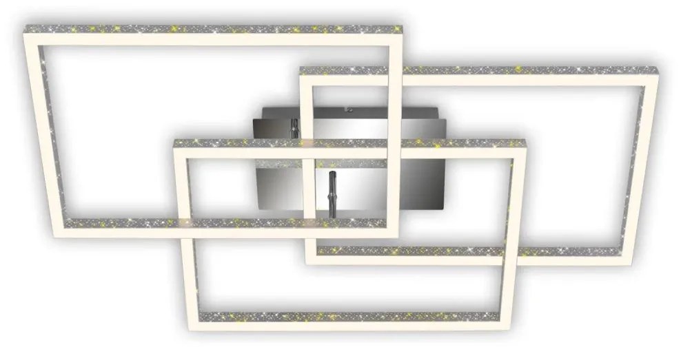 Brilo - LED Plafon ściemnialny FRAME LED/57W/230V 3000K matowy chrom