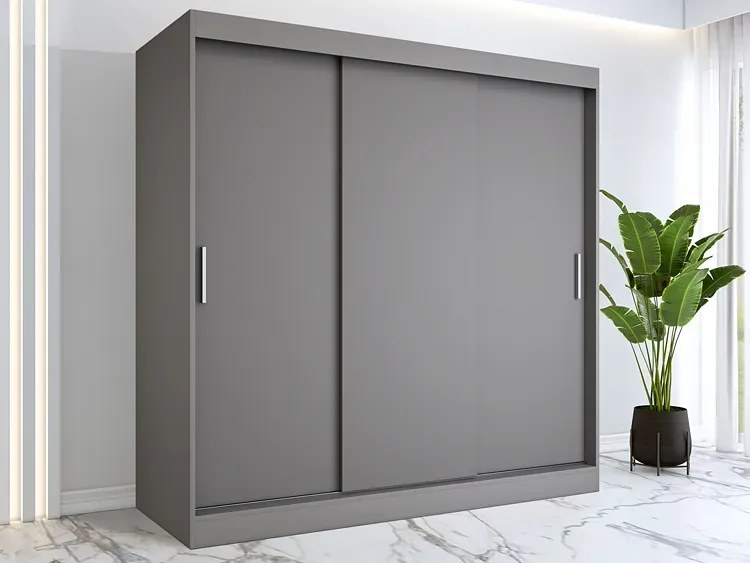Szafa Przesuwna 200 Cm Antracyt R9-M46