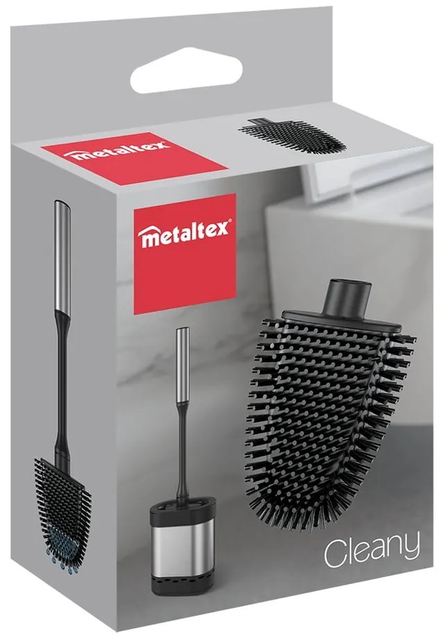 Czarna zapasowa końcówka do szczotki do WC – Metaltex