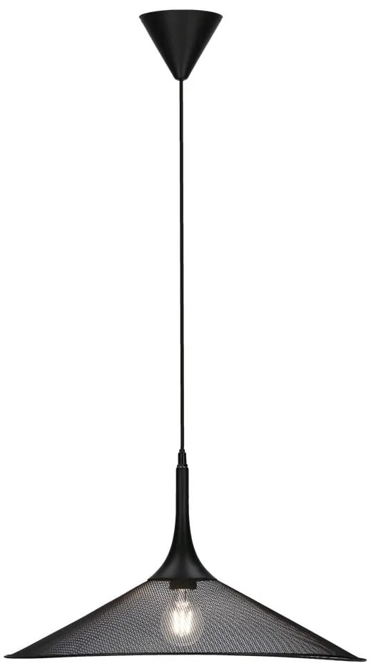 Lampa wisząca z tekstylnym kloszem ø 50 cm Kiruna – Candellux Lighting