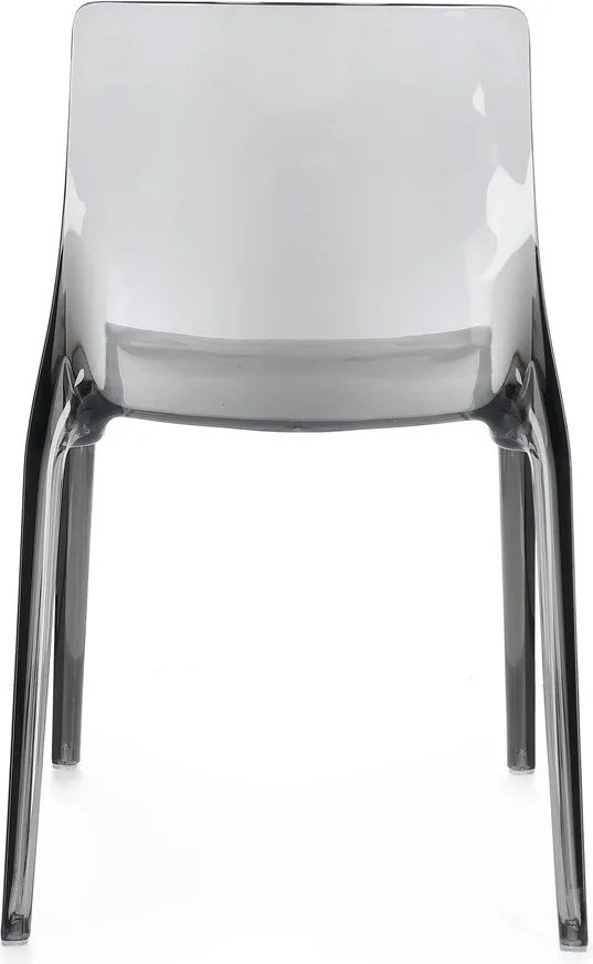 Szare plastikowe krzesło ogrodowe Adele – Bizzotto