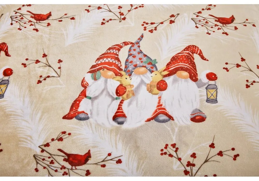 Jasnobrązowa pościel jednoosobowa z mikropluszu 140x200 cm Goblin – My House