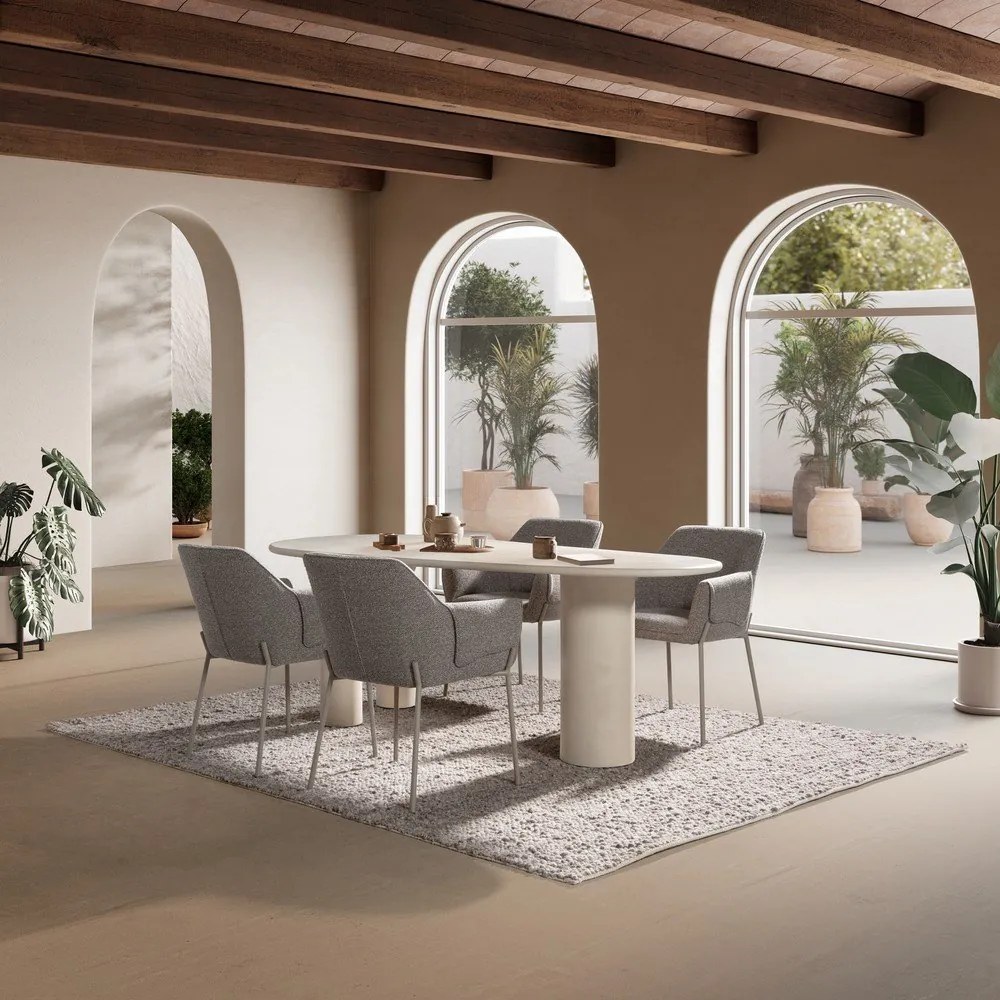 Stół w dekorze kamienia 100x201 cm Daila – MOME