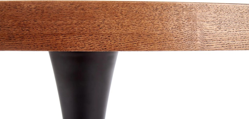 Nierozkładany stół na jednej nodze z okrągłym blatem Carmelo