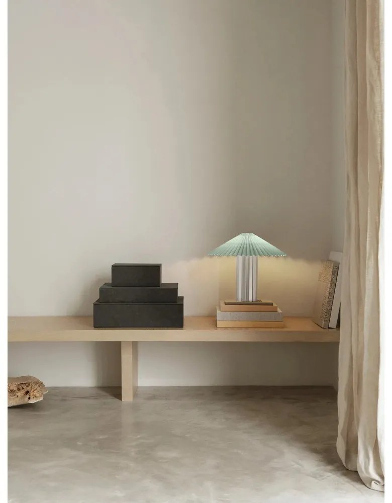 Antracytowe pojemniki zestaw 2 szt. z pokrywką/dekoracyjne ze sztucznej skóry 40x30x11 cm Sahla – Blomus
