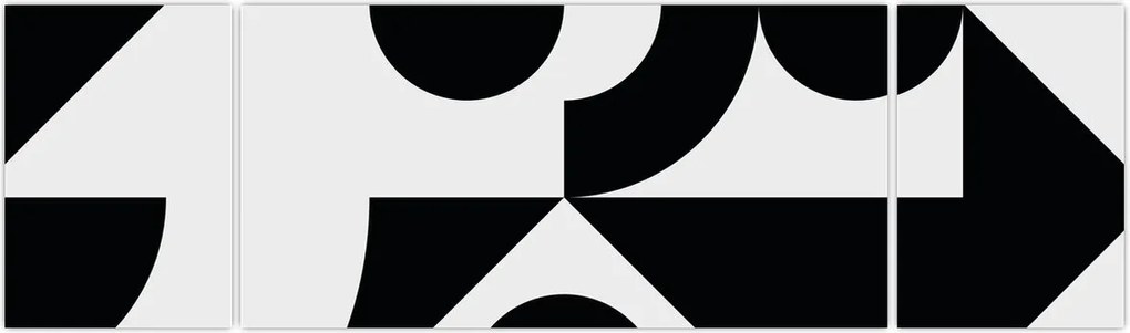 Obraz - Abstrakcja geometryczna N⁰1 (170x50 cm)