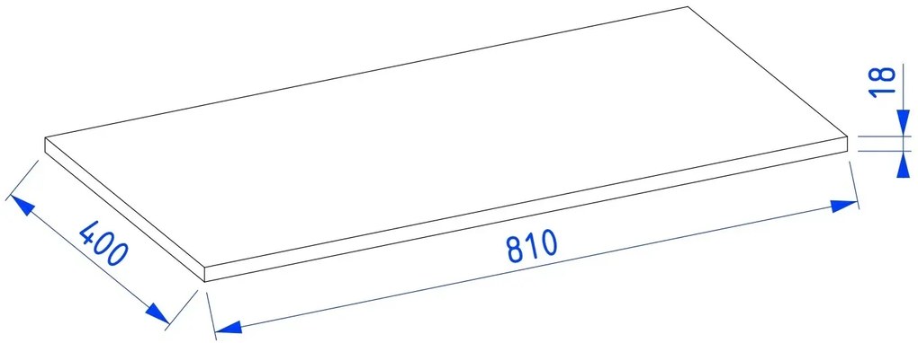 Szafka pod umywalkę L-WOOD 79 cm antracyt mat KROFAM