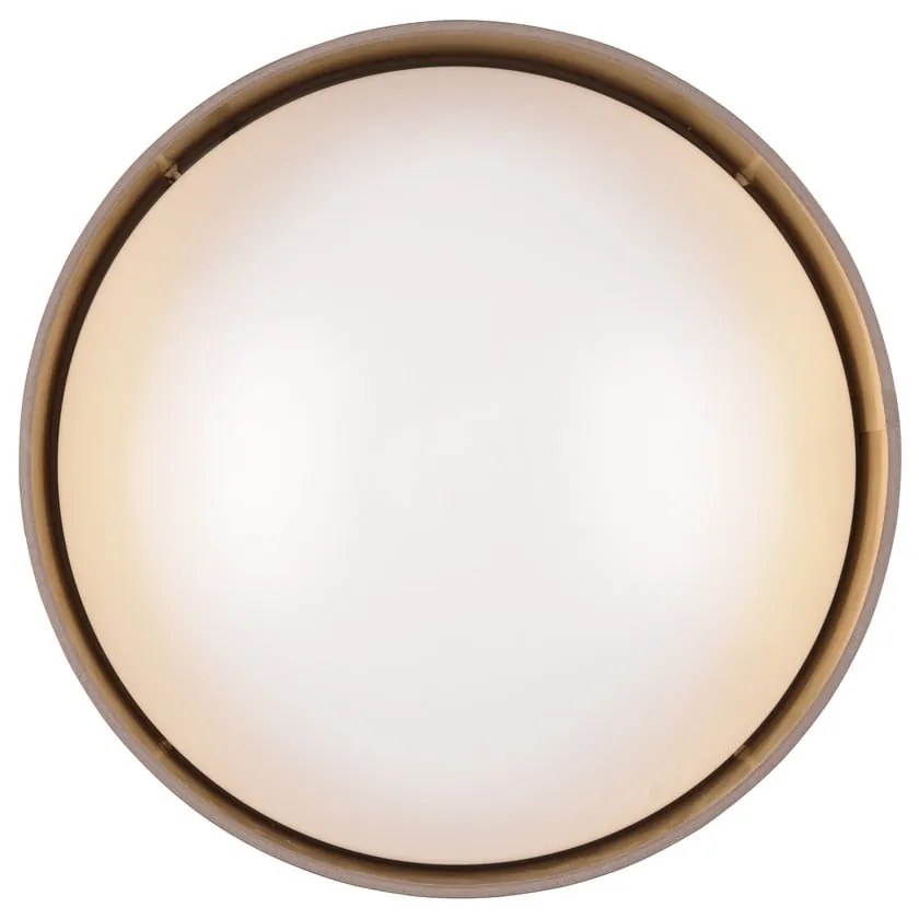 Jasnobrązowa lampa sufitowa LED ø 30 cm Locarno – Reality