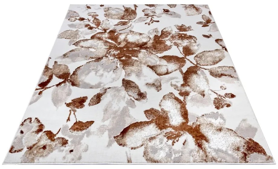 Brązowy dywan 67x120 cm Shine Floral – Hanse Home