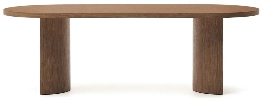 Okrągły stół z blatem w dekorze orzecha 100x240 cm Nealy – Kave Home