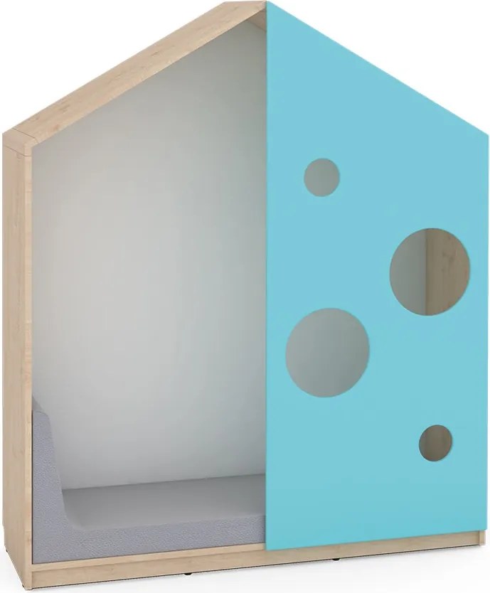 Regał Domek do przedszkola Feria klon