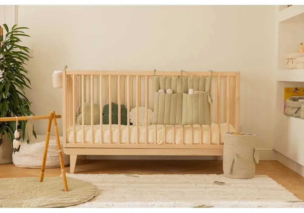 Organizer kieszonkowy na łóżeczko 40 cm Benjamin Olive – Lorena Canals
