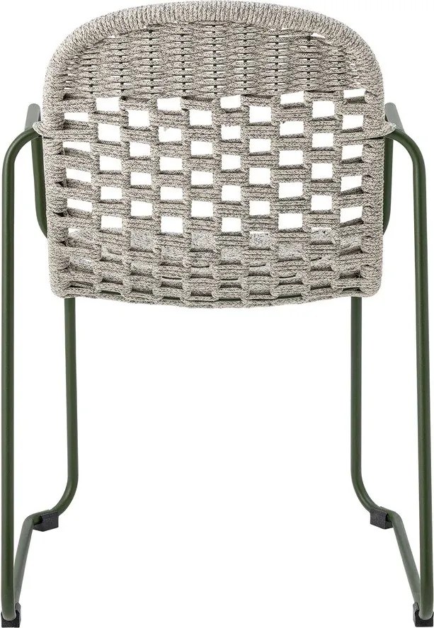Szare metalowe krzesło ogrodowe Calana – Bloomingville