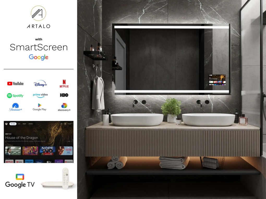 LED lustro do łazienki z oświetleniem M11