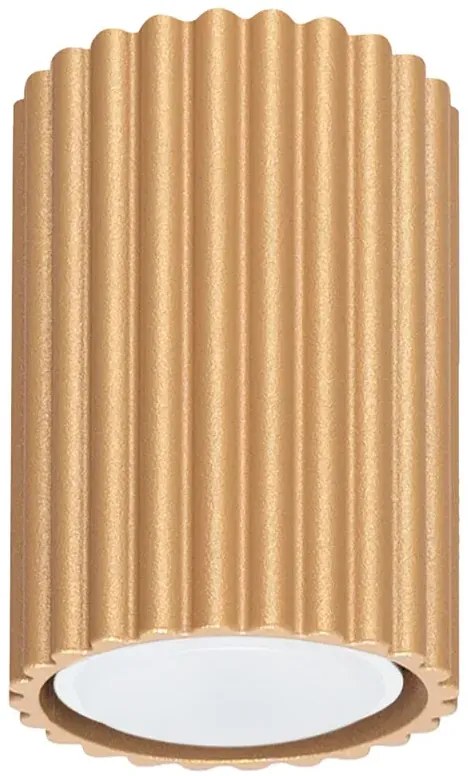 Złoty nowoczesny spot sufitowy 16X D286 D6-P38