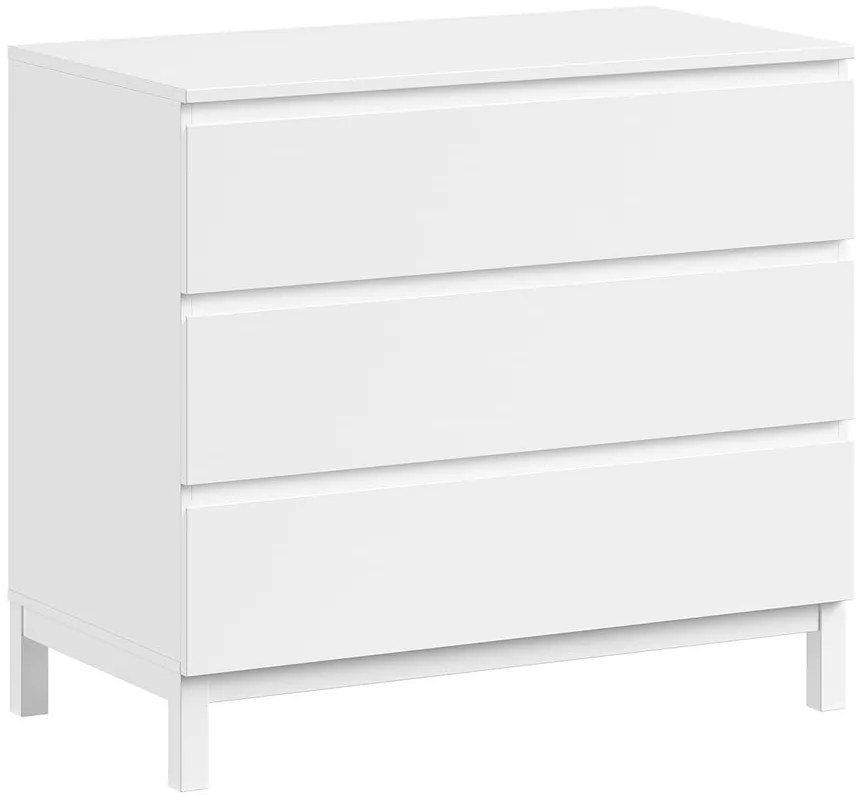 Biała komoda dziecięca 99x89x57 cm Eva – Vipack