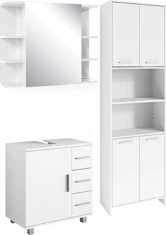 Zestaw mebli łazienkowych biały 60x33x60 maris