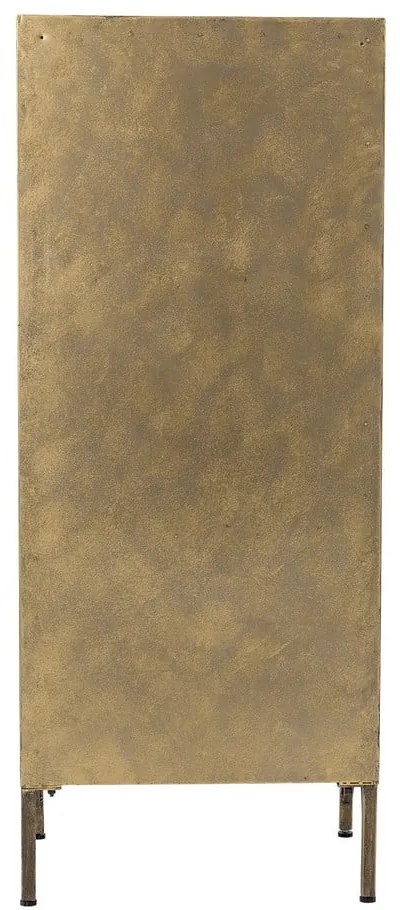 Metalowa witryna w kolorze złota 45x110x40 cm Saone – Bloomingville