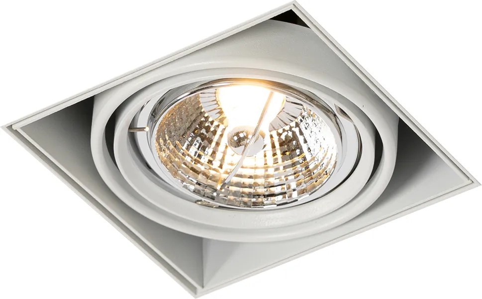 Zestaw 6 reflektorów wpuszczanych białych GU10 AR70 bezramkowych - Oneon