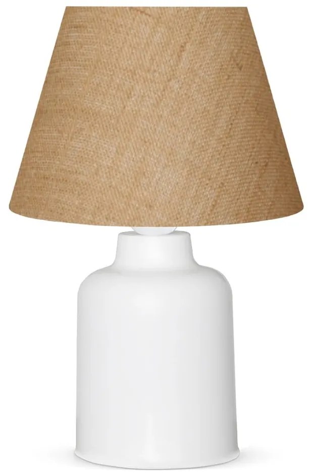 Lampa stołowa z kloszem z juty (wysokość 31 cm) Eren – Opviq lights