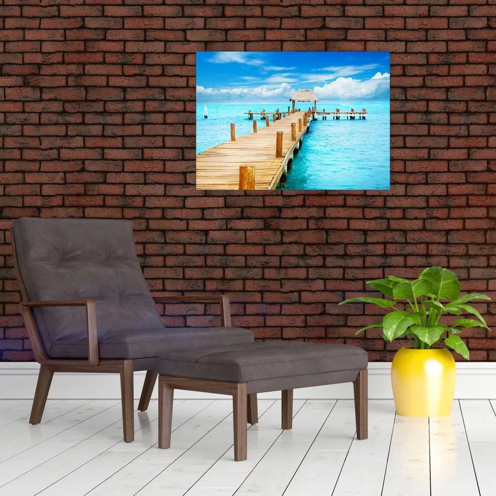 Obraz na szkle - Molo (70x50 cm)