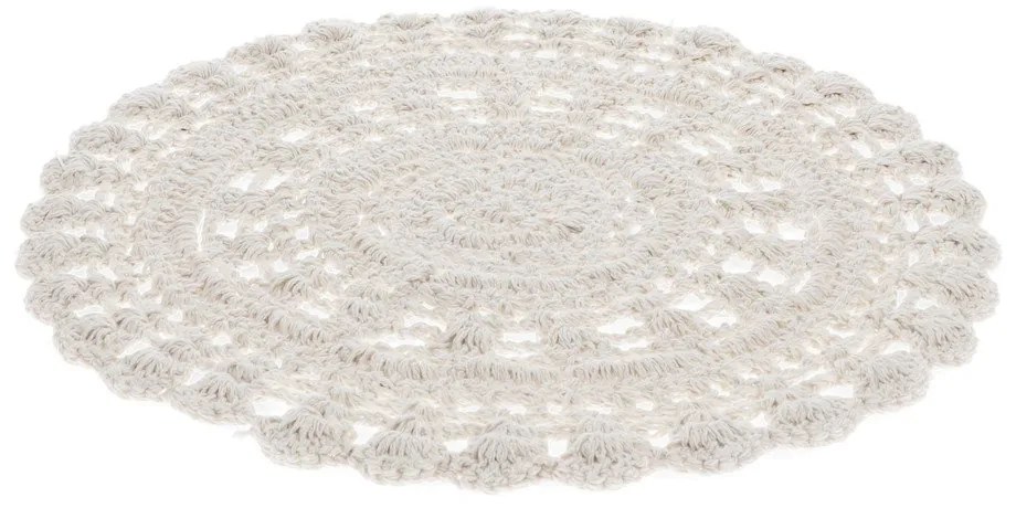 Mata stołowa z mieszanki bawełny ø 35 cm Crochet – Rex London