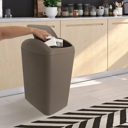 Orion Kosz na śmieci Waste wahadłowy 40 l, brązowy, 40 l