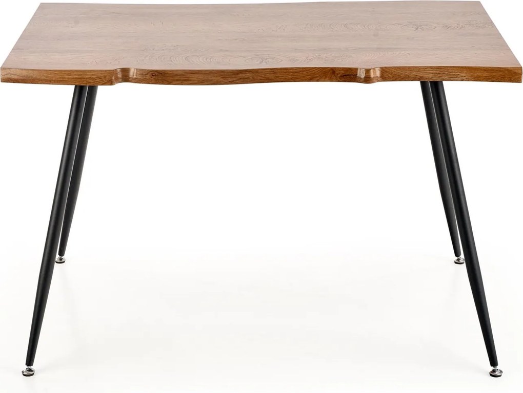 Loftowy stół na czterech nogach z nierozkładanym blatem Larson