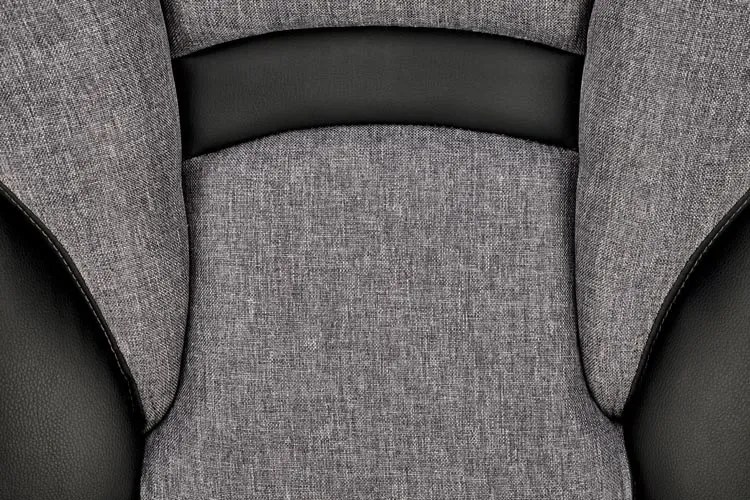 Popielato Biurowy Czarny Fotel Obrotowy C9-M40