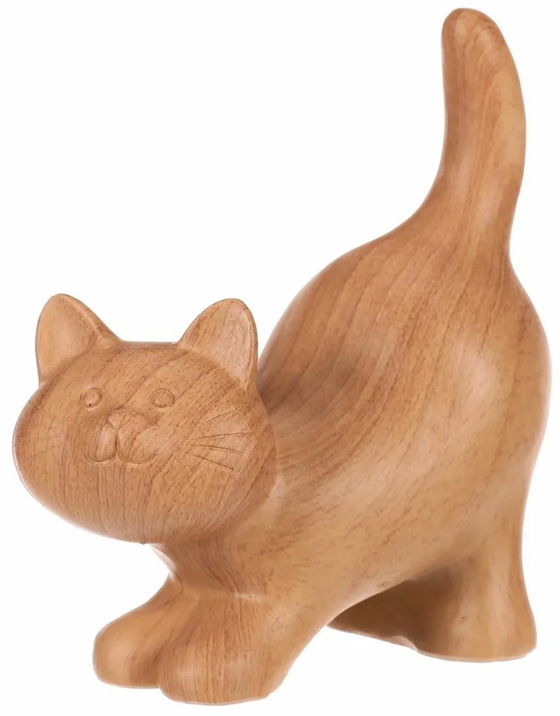 Dekoracja Figurka kota, żywica poliestrowa, 12 x 7x 13 cm