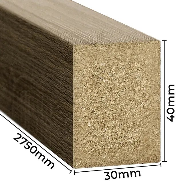 Lamele ścienne 12 szt. dąb popielaty B6-L27