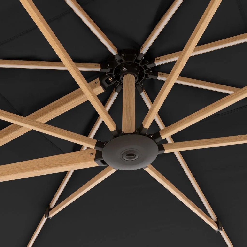 Doppler ALU WOOD XL 400 x 300 cm antracyt